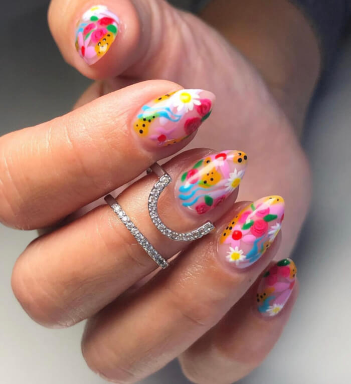 Tropical-Inspired Nail Ideas To Lighten Your Summertime 2