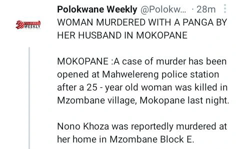 Wistful!Khoza Was Murdered By Her Husband,  She's Gone RIP 2