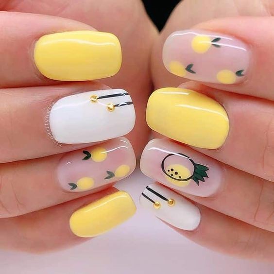 Yellow Nail Designs To Bring Sunshine2023 4