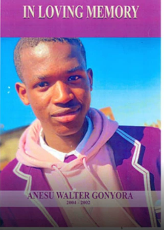 Walter Gonyora died a painful death before he could sit for his final examinations: RIP 2