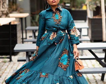 Shinning African Woman Dresses Styles This Season 14