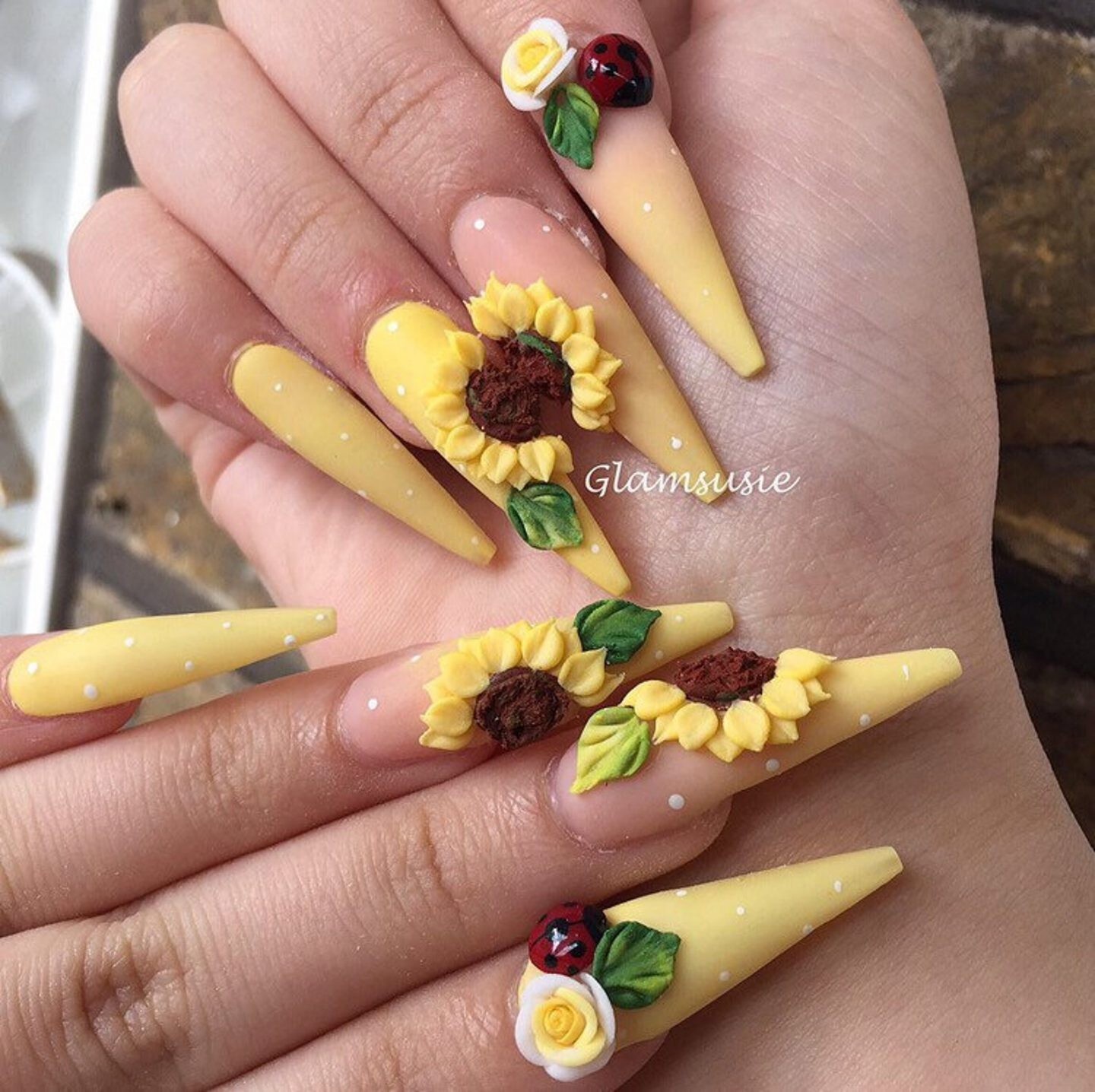 Yellow Nail Designs To Bring Sunshine2023 29